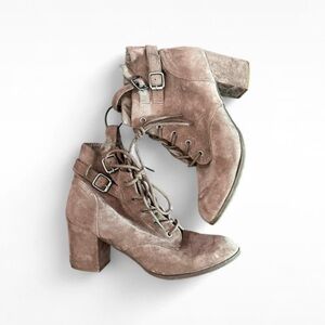 Suede ankle boots